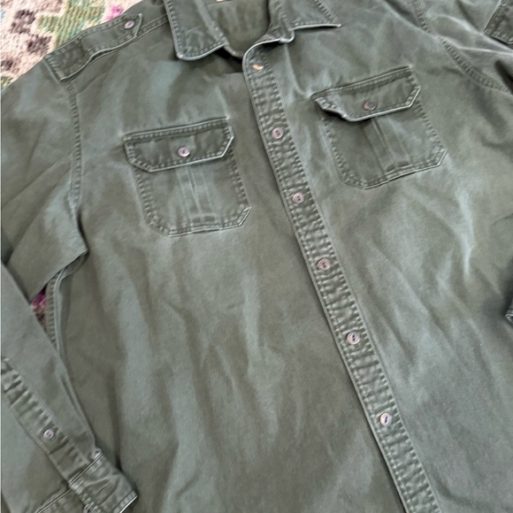 L.L. Bean - Sunwashed Heavy Weight Canvas Shirt - Picture 4 of 10